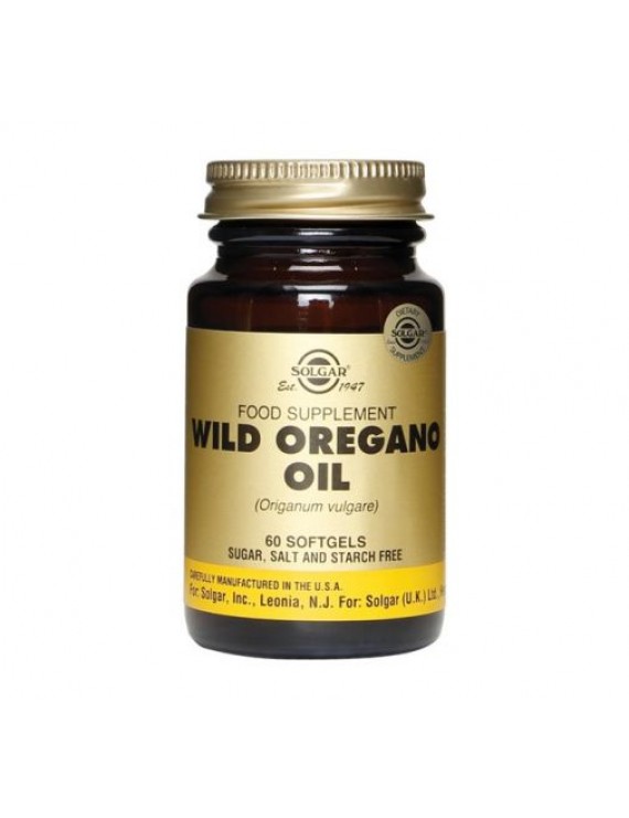 Solgar Wild Oregano Συμπλήρωμα διατροφής Oil 175 mg 60Softgels