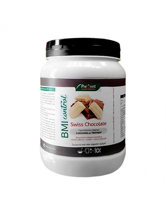 Prevent BMI Control Swiss Chocolate με Trisynex Πρωτεϊνούχο Ρόφημα για Έλεγχο του Σωματικού Βάρους, 420gr