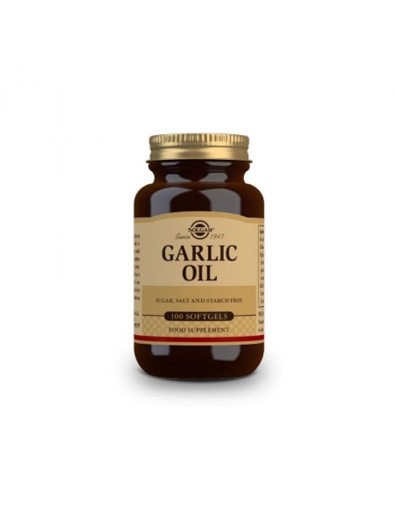 Solgar Garlic Oil, Αγνό Σκορδέλαιο,100caps