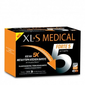 XLS Medical Forte 5 Συμπλήρωμα για Μεγαλύτερη Απώλεια Βάρους, 180caps