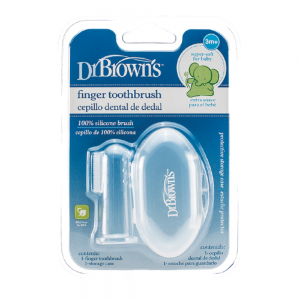 Dr.Brown's HG 010 Βρεφική Δακτυλική Οδοντόβουρτσα Σιλικόνης, 1 τεμάχιο