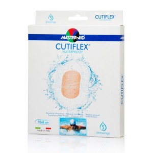 Masteraid Cutiflex Αυτοκόλλητες Διαφανείς & Αδιάβροχες Γάζες 10x8cm, 5 τεμάχια