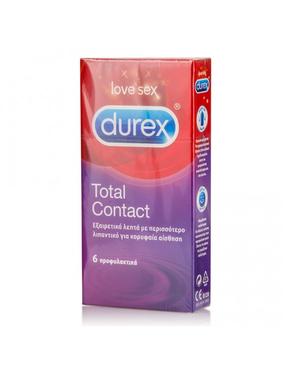 Durex Total Contact Προφυλακτικά 6τεμ.