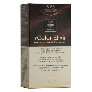 Apivita My Color Elixir 5.65 Καστανό Ανοιχτό Κόκκινο Μαόνι