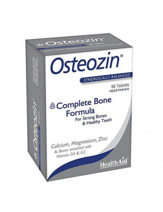 Health Aid Osteozin, Ολοκληρωμένη Φόρμουλα Για Την Υγεία Των Οστών, 90tabs