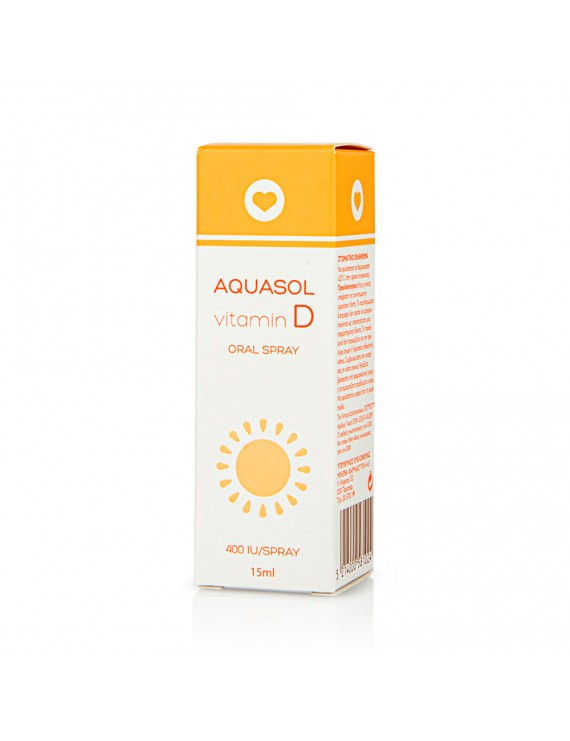 Aquasol Vitamin D Oral Spray 400 iu Συμπλήρωμα διατροφής με Βιταμίνη D, 15ml