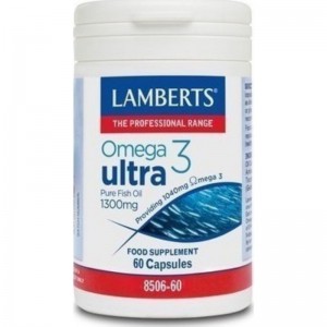 Lamberts, Omega 3 Ultra Pure Fish Oil, 1300mg, 60caps