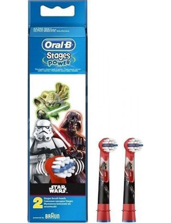 Oral-B Stages Power Star Wars, Ανταλλακτικά για Ηλεκτρ. Παιδική Οδοντόβουρτσα Star Wars 2Τμχ