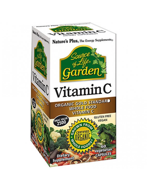 Nature's Plus, Source of Life Garden Vitamin C, 60 caps