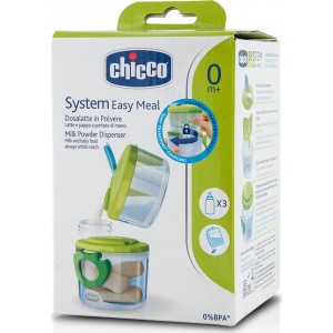 CHICCO - SYSTEM EASY MEAL Δοσομοετρητής Σκόνης Γάλακτος & Δοχείο Φαγητού 0+ 7657-00