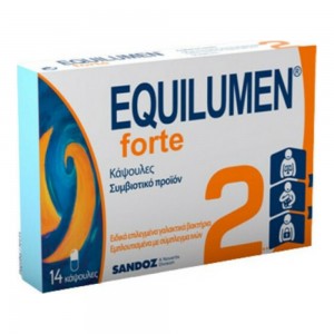 Equilumen Forte Sandoz Συμπλήρωμα Διατροφής με Συμβιοτικά για ενήλικες 14 κάψουλες