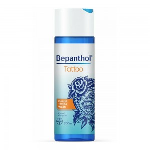 Bepanthol Tattoo Gentle Wash, Απαλός Καθάρισμος Για Δέρμα Με Τατουάζ 200ml.