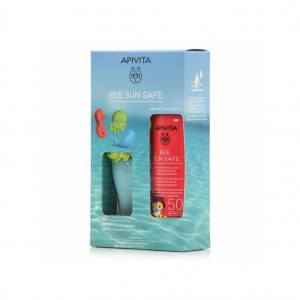 Apivita Bee Sun Safe Promo Pack με Hydra Sun Kids Lotion SPF50 & Δώρο 3 Παιχνίδια Άμμου Παραλίας, 1σετ