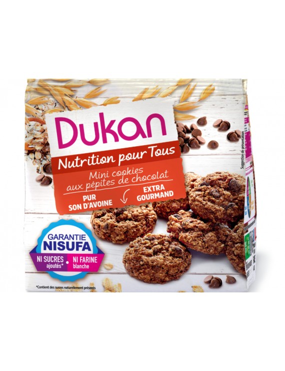 Dukan Μίνι Cookies βρώμης με κομμάτια σοκολάτας 100g
