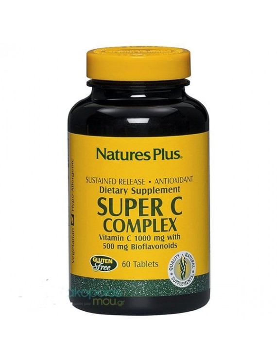Nature's Plus, Super C Complex 1000 mg SR, 60 tabs