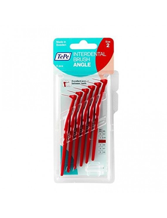 TePe - International Brush Angle No.2 Red 0,5mm| 6τμχ