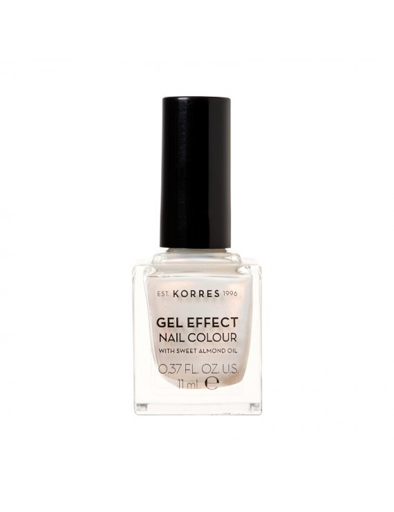 KORRES Gel Effect Nail Colour No08 Sea Marble, Βερνίκι Νυχιών με Αμυγδαλέλαιο - 11ml