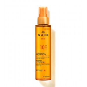 NUXE Sun Tanning Oil Low Protection SPF10 για Πρόσωπο & Σώμα (150ml)