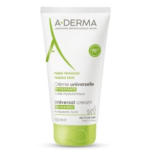 A-Derma Universal Moisturizing Cream Ενυδατική Κρέμα για Όλη την Οικογένεια Πρόσωπο & Σώμα, 150ml