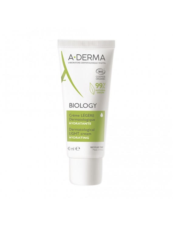A-DERMA  Biology Dermatological Light Cream Hydrating | 40ml