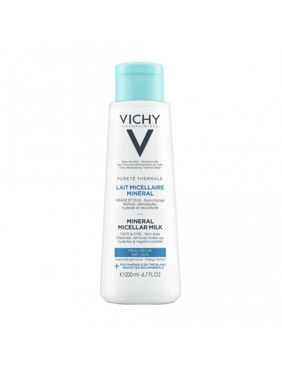 Vichy Purete Thermale Mineral Micellar Milk 200ml - Dry Skin 200ml