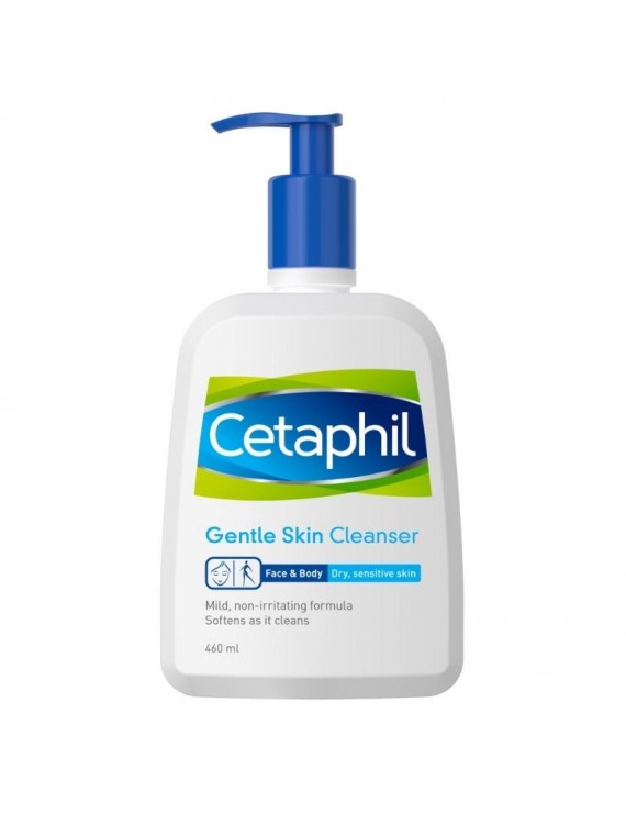 Cetaphil Gentle Skin Cleanser Απαλό Καθαριστικό Δέρματος για Σώμα & Πρόσωπο, 460ml