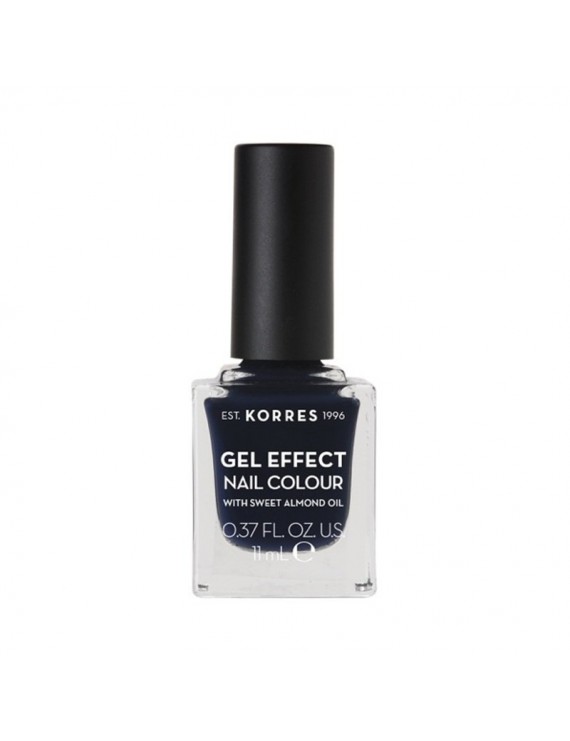 Korres Gel Effect Nail Colour No.88 Steel Blue Βερνίκι Νυχιών, 11ml 