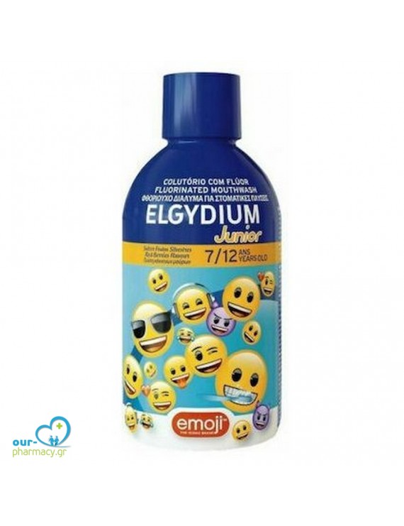Elgydium Junior Emoji Στοματικό Διάλυμα για Παιδιά 7-12 Eτών, 500ml