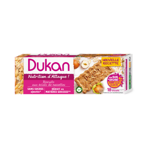 Dukan Expert Μπισκότα Βρώμης Dukan με Γεύση Φουντούκι, 225 gr