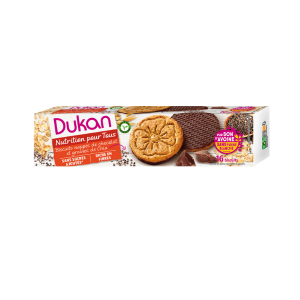 Dukan Μπισκότα Βρώμης με Επικάλυψη Σοκολάτας & Σπόρους Chia 160 g