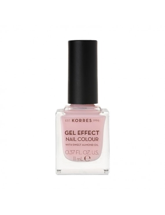 Korres Gel Effect Nail Colour No.5 Candy Pink Βερνίκι Νυχιών, 11ml