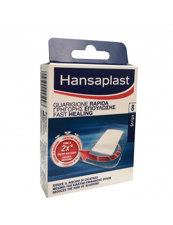 Hansaplast Fast Healing Επιθέματα Γρήγορης Επούλωσης, 8 τεμάχια