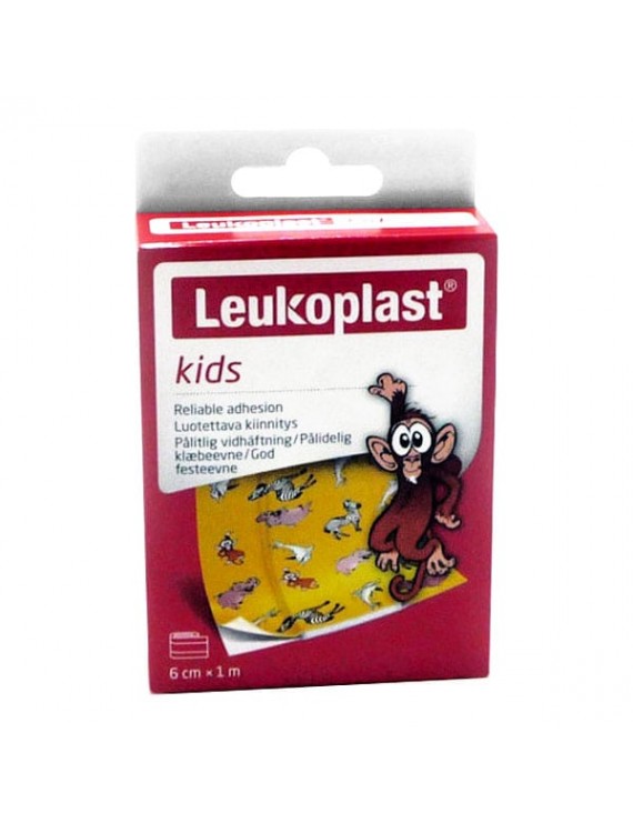 Leukoplast Kids Zoo Παιδικά Επιθέματα, 6cm x 1m
