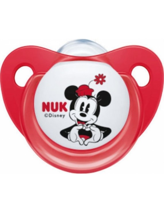 Nuk Trendline Disney Minnie Σιλικόνης Φουξ 0-6m 1τμχ 10.730.325
