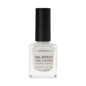 KORRES Gel Effect Nail Colour No.01 Blanc White 11ml