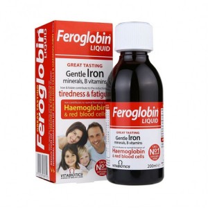 Vitabiotics Feroglobin B12 Liquid Σκεύασμα Υγρού Σιδήρου & Βιταμινών 200 ml. 