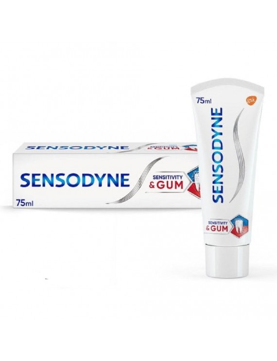 Sensodyne Sensitivity & Gum Οδοντόκρεμα για Ευαίσθητα Δόντια & Ούλα που Αιμορραγούν, 75ml
