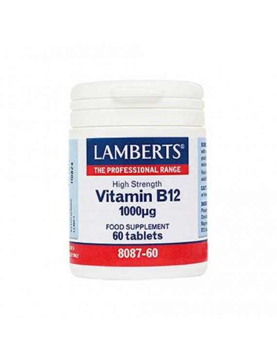 Lamberts Vitamin B12 1000μg Μεθυλοκοβαλαμίνη 60 tabs