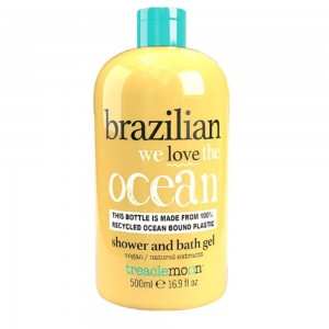 Treaclemoon Brazilian Love Shower & Bath Gel Αφρόλουτρο με Άρωμα Γκουαρανά, 500ml
