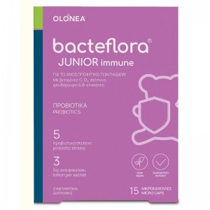 Bacteflora Junior Immune 15 Micro Caps.