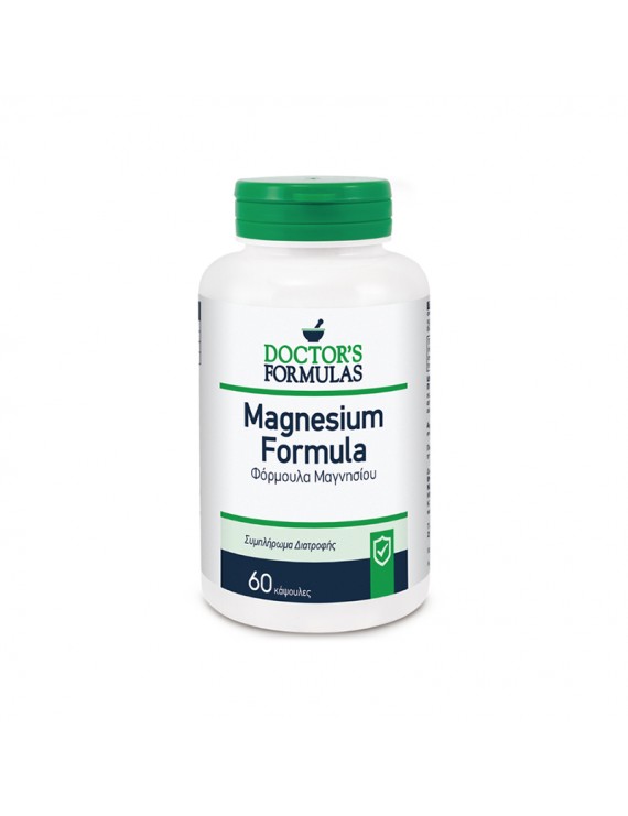 Doctor's Formulas Mag & B6 Formula Διατροφικό Συμπλήρωμα με Μαγνήσιο & Βιταμίνη Β6 60 κάψουλες
