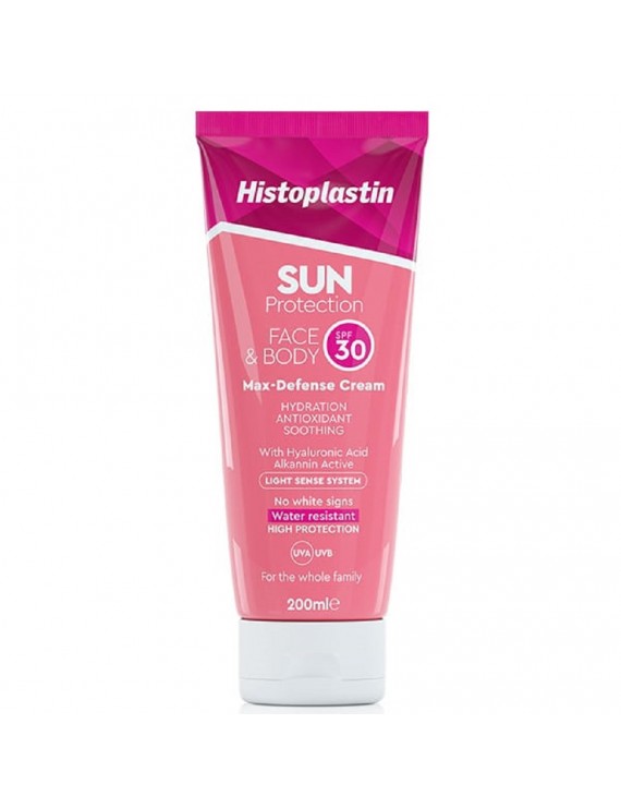 Histoplastin Sun Protection Face & Body Cream SPF30 Αντηλιακή Κρέμα Προσώπου & Σώματος  200ml