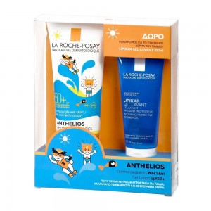 La Roche Posay Anthelios Lait Dermo-Pediatrics SPF50+ 250 ml & Lipikar Gel 100 ml