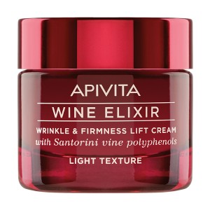 Apivita Wine Elixir Αντιρυτιδική Κρέμα Προσώπου Ελαφριάς Υφής Για Σύσφιξη & Lifting Με Πολυφαινόλες Από Αμπέλια Σαντορίνης 50ml