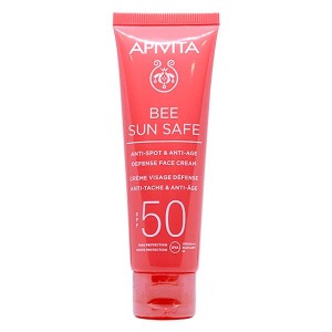 Apivita Bee Sun Safe Anti-Spot & Anti-Age Αντιηλιακό Προσώπου Κατά των Πανάδων & των Ρυτίδων SPF50, 50ml 
