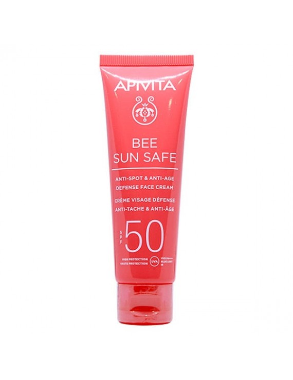 Apivita Bee Sun Safe Anti-Spot & Anti-Age Αντιηλιακό Προσώπου Κατά των Πανάδων & των Ρυτίδων SPF50, 50ml 
