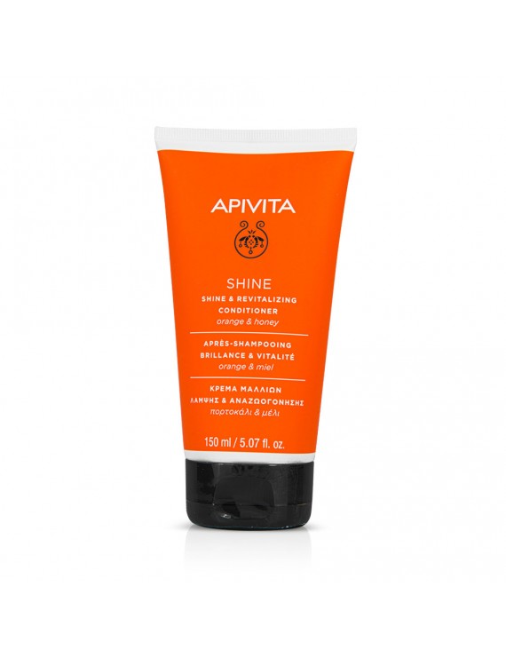 APIVITA Shine & Revitalizing Conditioner Κρέμα Λάμψης & Αναζωογόνησης Πορτοκάλι & Μέλι (150ml)
