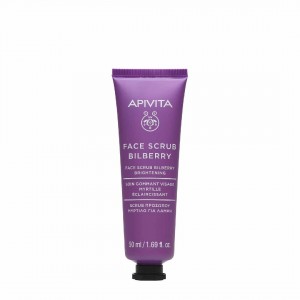 APIVITA Face Scrub with Bilberry Κρέμα Απολέπισης για Λάμψη με Mύρτιλλο- 50ml