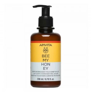 Apivita Bee My Honey Moisturizing Body Milk Ενυδακτικό Γαλάκτωμα Σώματος με Μέλι & Αλόη, 200ml