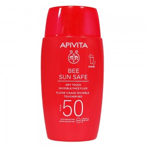 Apivita Bee Sun Safe Dry Touch Αντιηλιακή Κρέμα Προσώπου με Θαλάσια Φύκη & Πρόπολη, 50ml
